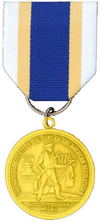Gold good-citizenship-medal